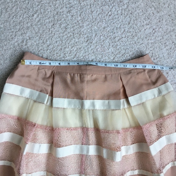 RYU Grosgrain Ribbon Cream Skirt size Med - Picture 5 of 12